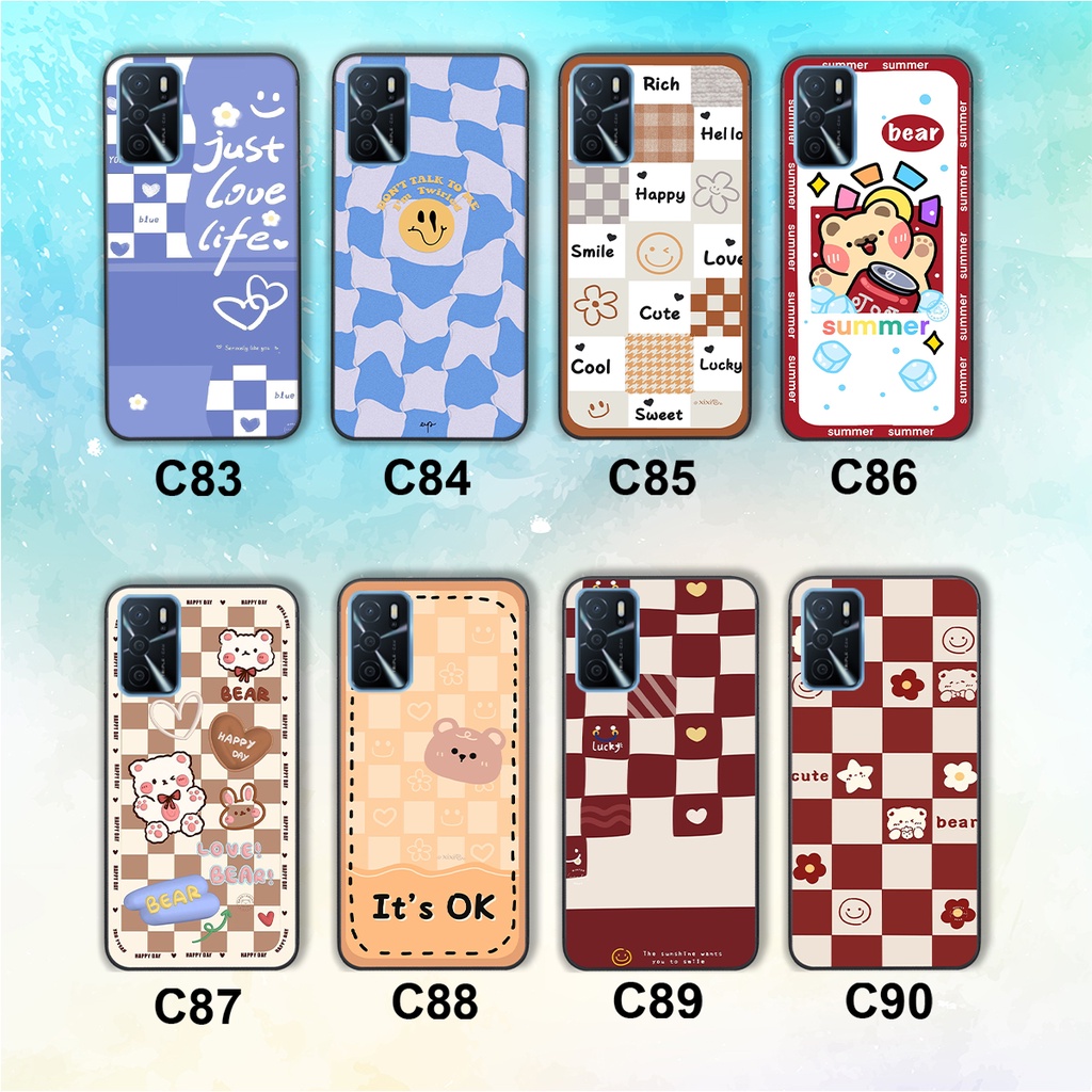Ốp lưng Oppo A16 / A16K trái tim hình gấu cute cá tính, giá rẻ, cực bền