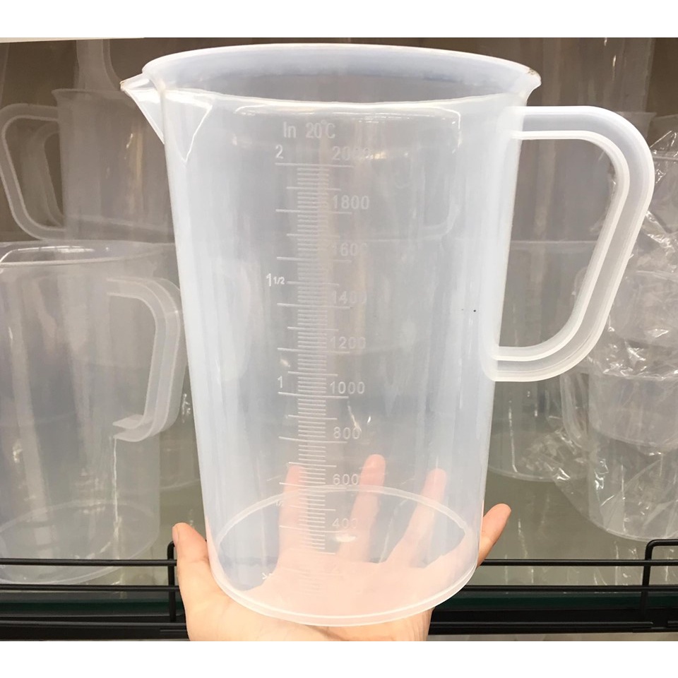 [GIÁ XƯỞNG] CA ĐONG ĐỊNH LƯỢNG PHA CHẾ 2000ml 3000ml 5000ml – cốc nhựa trong suốt vạch chia rõ ràng