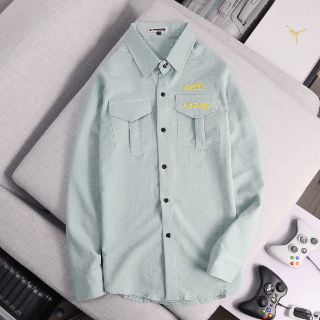 (HCM) ÁO SƠ MI NAM DÀI TAY PHONG CÁCH HOTTREND , PHONG CÁCH HÀN QUỐC ĐẲNG CẤP - LUXURY mới nhất thị trường