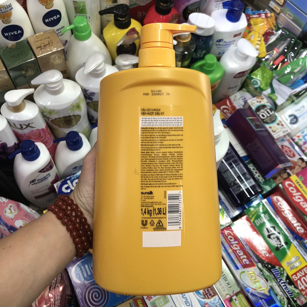 DẦU GỘI SUNSILK MỀM MƯỢT DIỆU KỲ 1400g