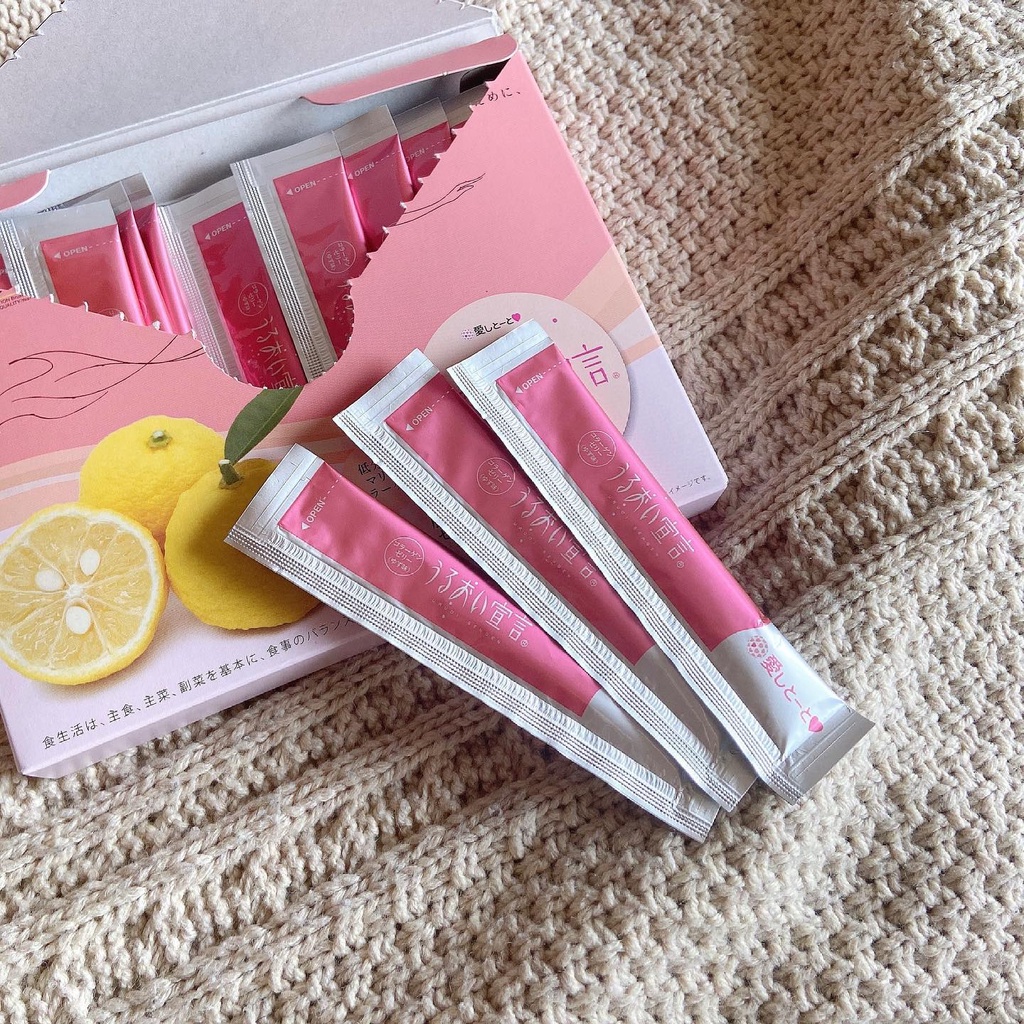 Thạch collagen Jelly Aishitoto Nhật Bản vị chanh Yuzu 30 thanh