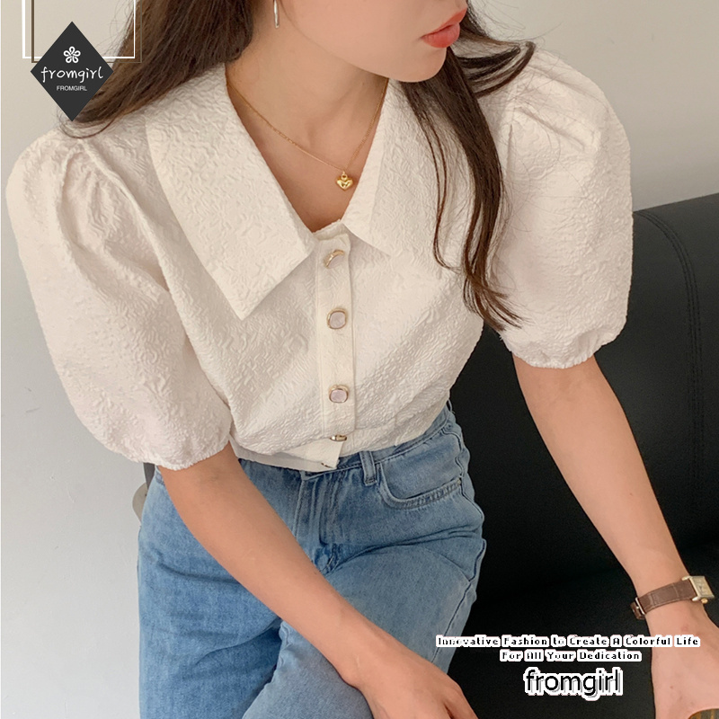 Áo Sơ Mi Ngắn Tay Thời Trang Mùa Hè Hàn Quốc