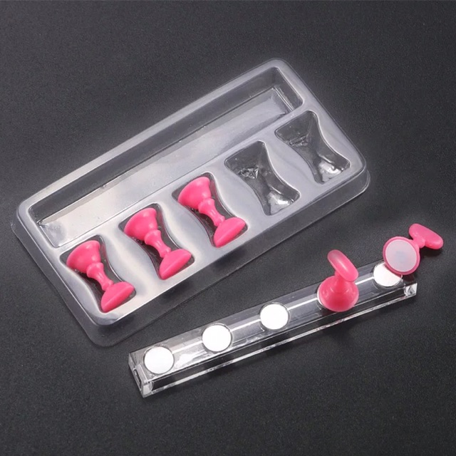 Đế gắn móng giả học làm nail có nam châm