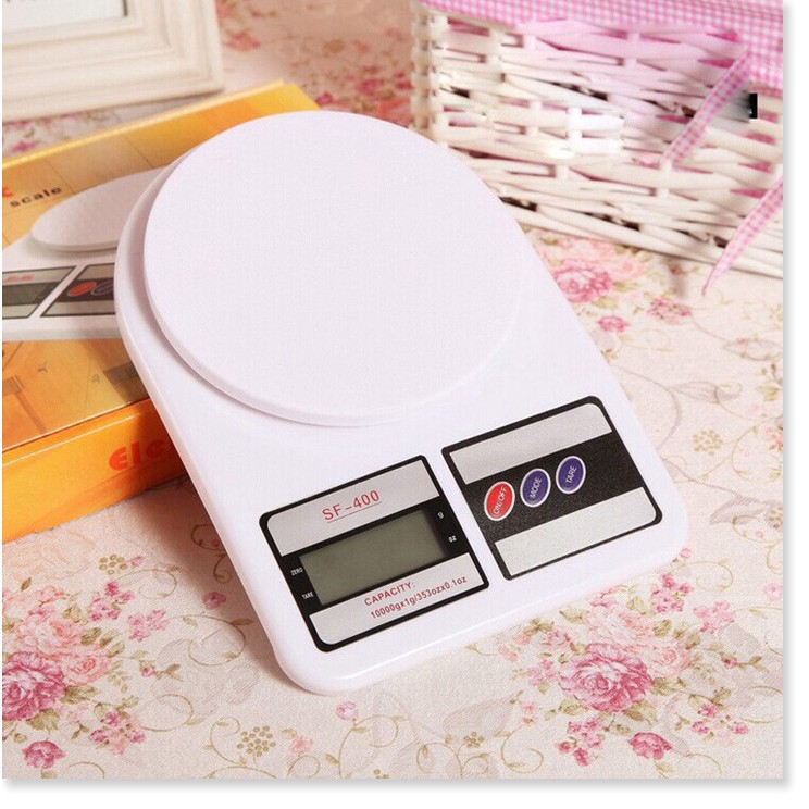 Cân điện tử cân nhà bếp cân tiểu ly Electronic Kitchen Scale 10kg SF 400