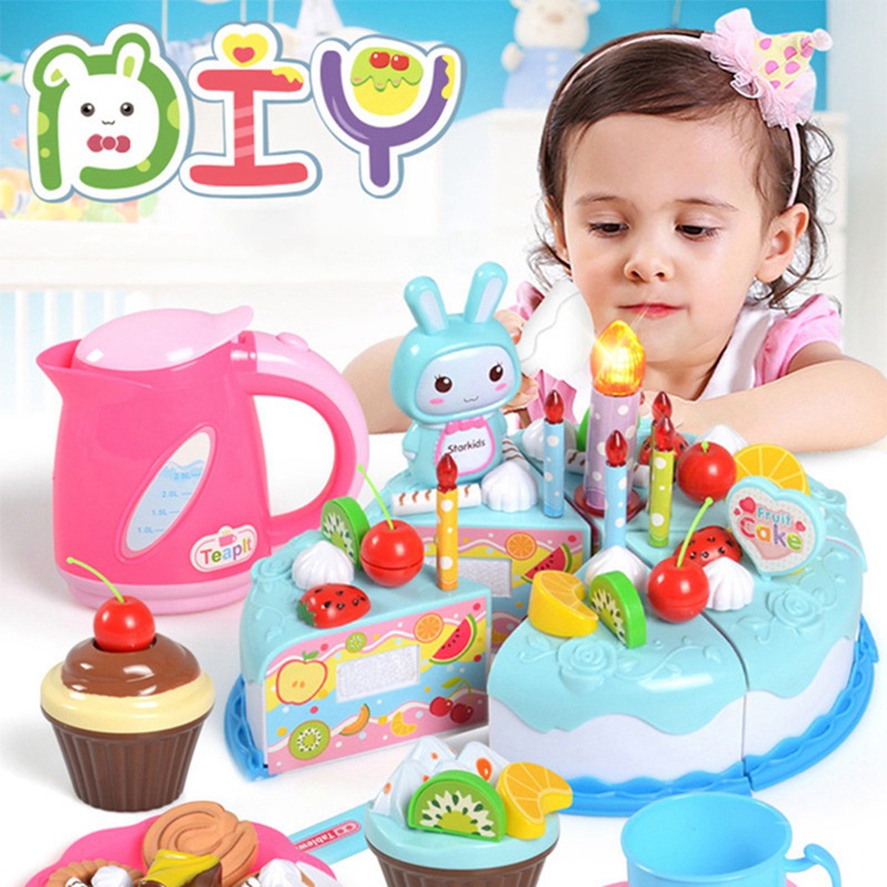 Hộp 37 món đồ chơi cắt bánh sinh nhật vui nhộn cho bé