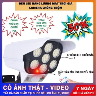 Đèn Led Năng Lượng Mặt Trời Giả Camera Điều Khiển Từ Xa |Luxury