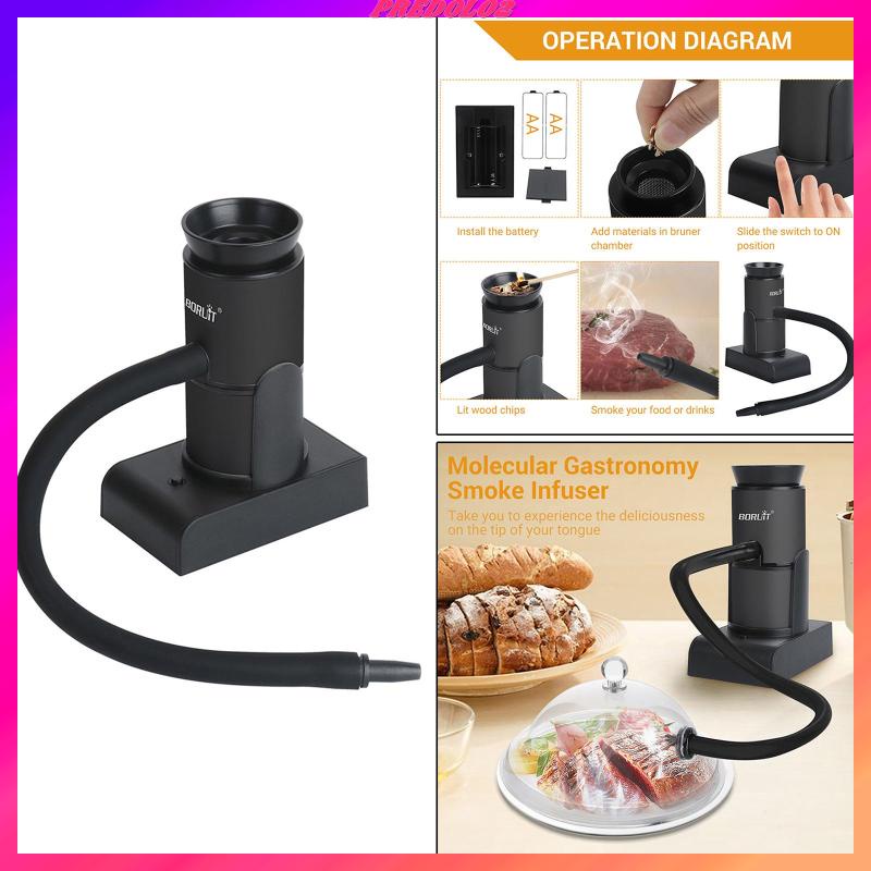 [Predolo2] Máy Hút Khói Thực Phẩm Cầm Tay Dùng Để Nướng Thịt BBQ