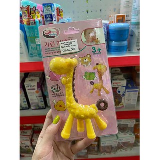 GẶM NƯỚU 🌸GB BABY🌸HÌNH HƯƠU - HÌNH CHUỐI - Silicon An toàn cho bé