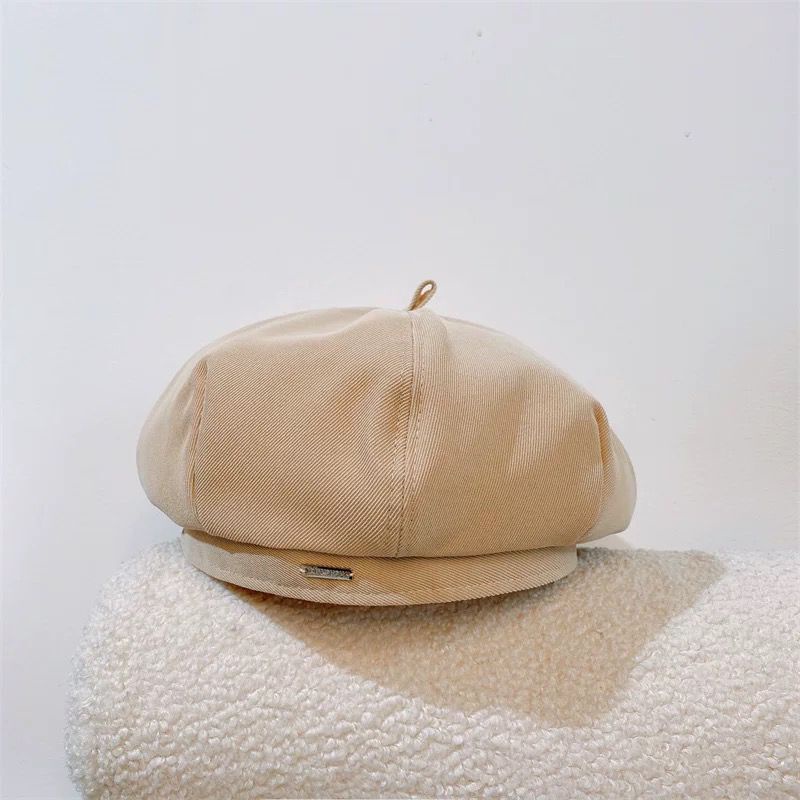 Nón Beret Phong Cách Retro Anh Quốc/Hàn Quốc Dễ Phối Đồ Thời Trang Thu Đông Cho Nữ