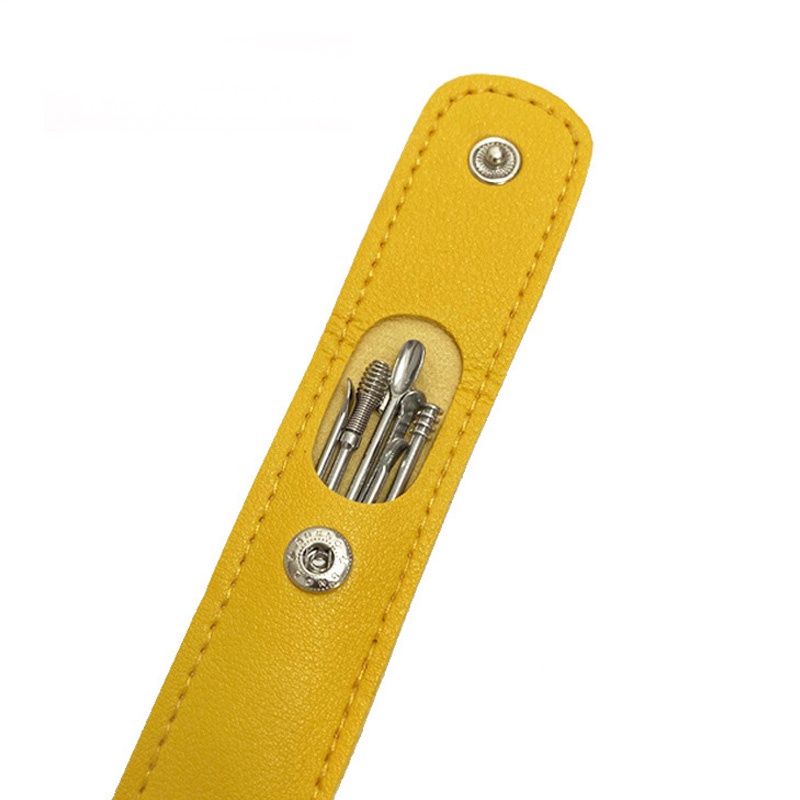 Dụng Cụ Lấy Ráy Tai 6 Món Không Rỉ, Bộ Ngoáy Tai Chuyên Dụng Inox