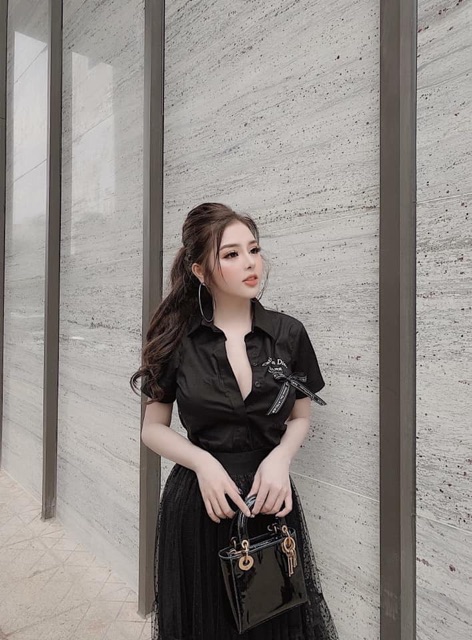 ÁO SƠMI NƠ D.IO.R