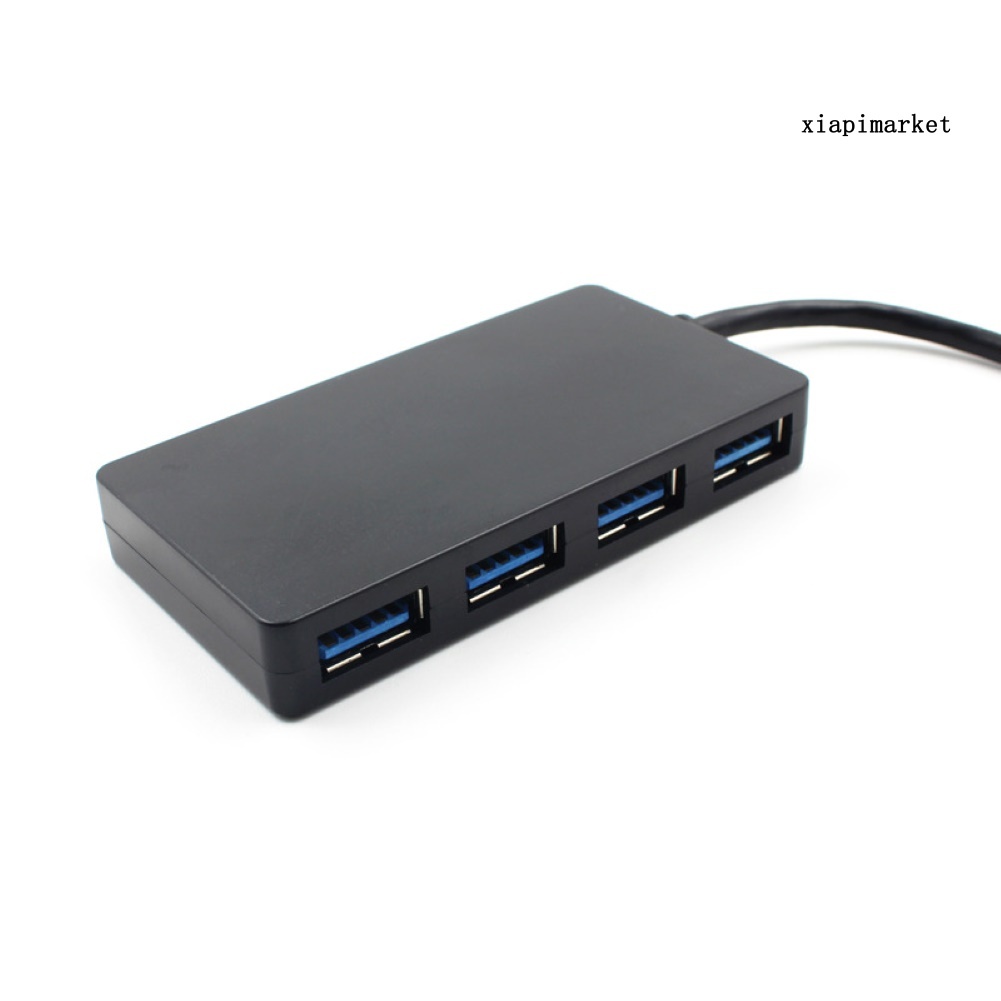 LOP_Ultra-thin 4 Ports High Speed USB 3.0 Hub Splitter Adapter for Desktop PC Laptop