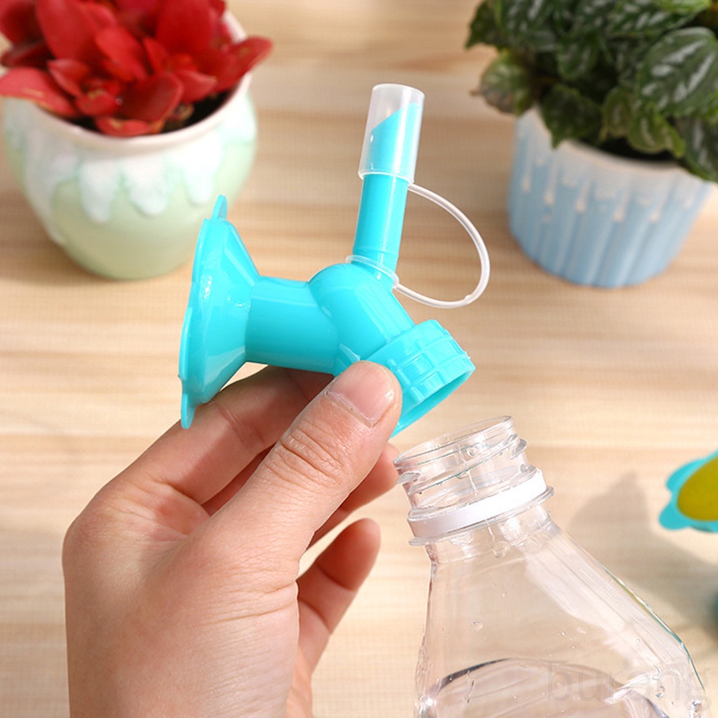 Nắp nhựa có vòi gắn chai nước tưới cây tiện lợi