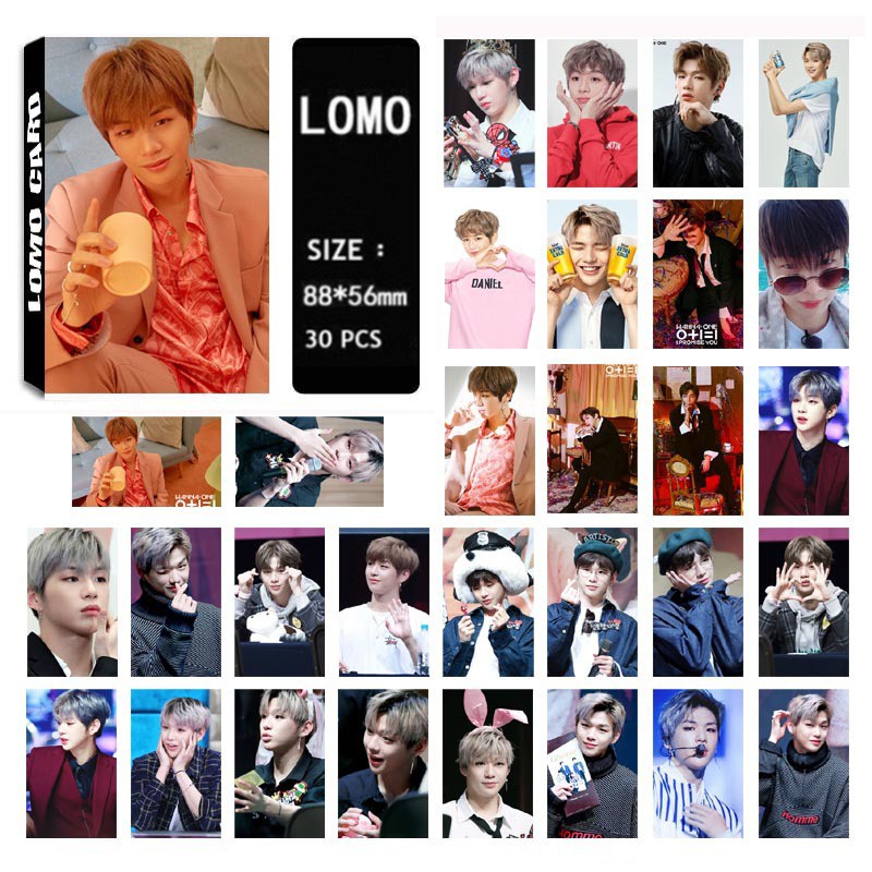 Kang Daniel Bộ 30 Ảnh Thẻ Lomo In Hình Thành Viên Nhóm Nhạc K-Pop