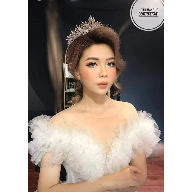 Vương miện cô dâu đá phale tuyết VM14-110k
