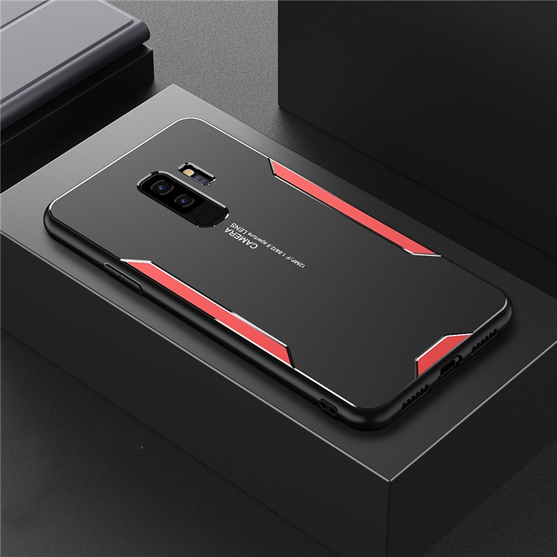 Ốp điện thoại nhôm kim loại nhám bảo vệ chống va đập cho Samsung Galaxy S8 Plus S9 Plus S10 Plus Note 8 9 Note 10 Plus