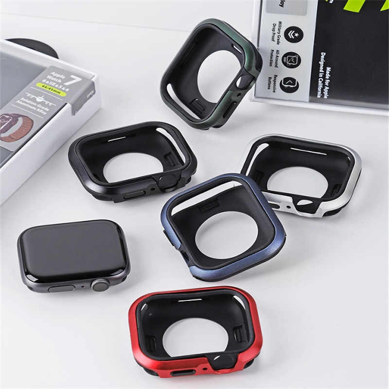 Ốp Bảo Vệ Đồng Hồ Thông Minh iWatch 45mm 41mm TPU SE Series 7 6 5 4