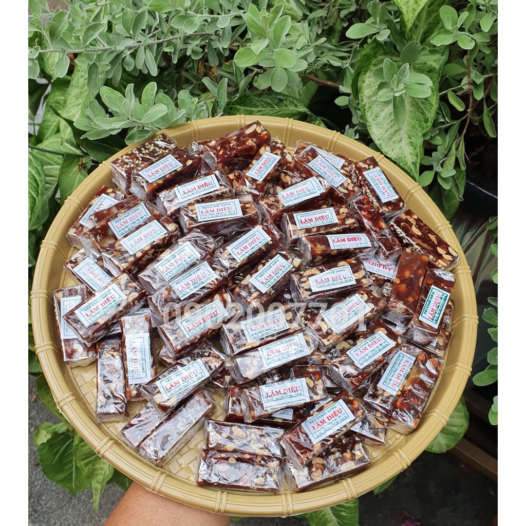 1 Kg kẹo chuối tươi gừng đậu mè lâm diệu- đồ ăn vặt-tết-ăn vặt-bánh mứt tết
