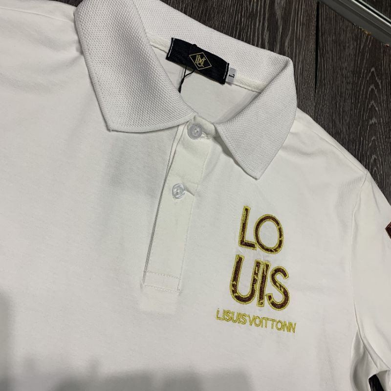 Áo thun cổ trụ thêu logo √£ phong cách ( Chất liệu cotton 100%, | BigBuy360 - bigbuy360.vn