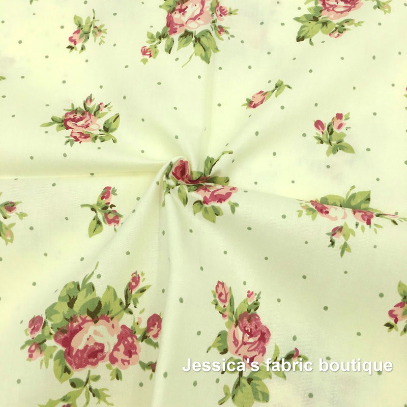 Vải cotton 100% Tự Làm Thủ Công Màu Xanh Lá