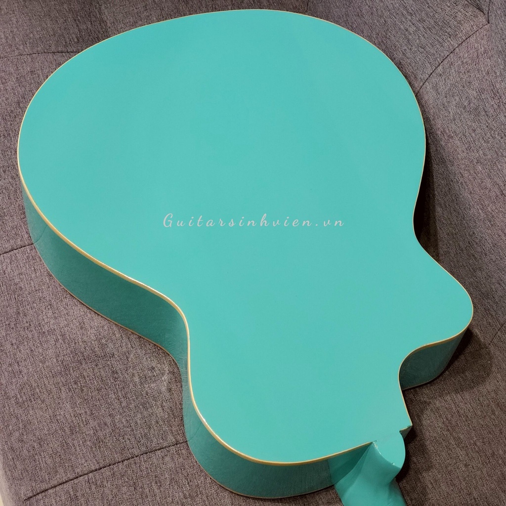 Đàn guitar acoustic màu xanh ngọc chất lượng SV-A1CL - Guitar sinh viên - guitar tập chơi màu xanh - guitarsinhvien.vn