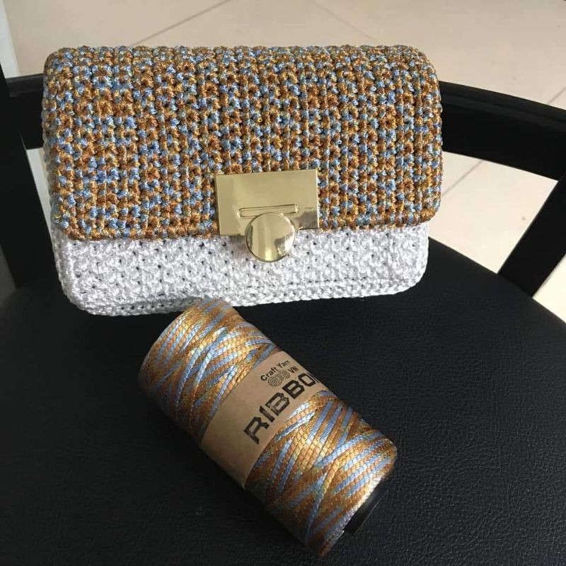 Sợi Ribbon màu loang mini