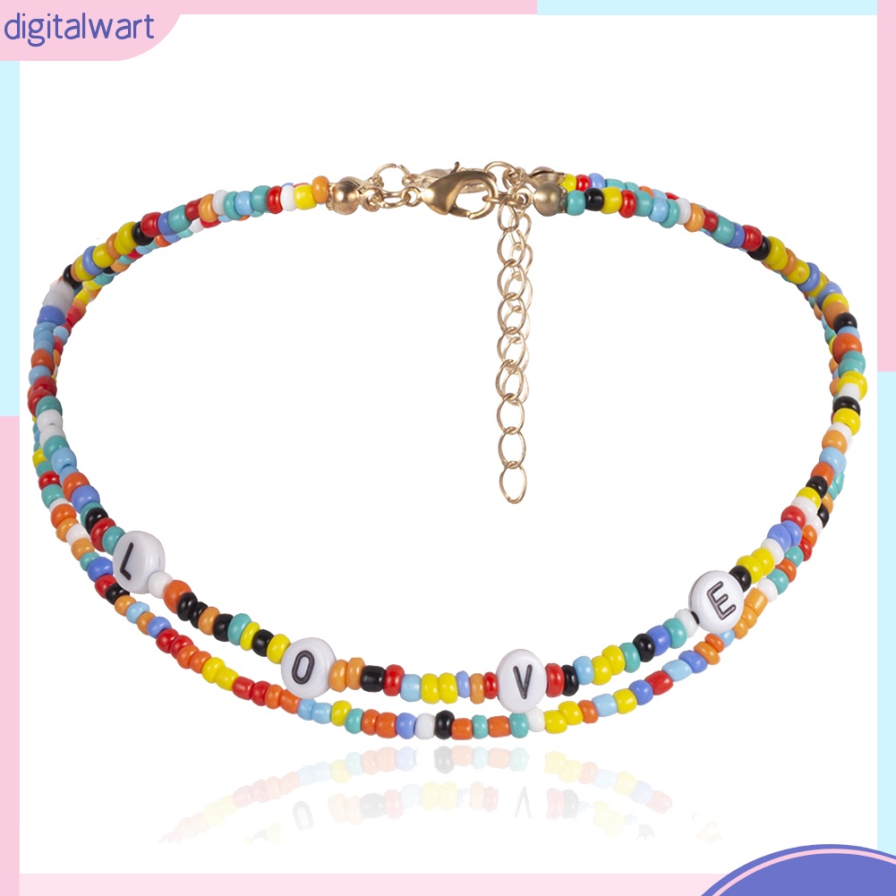 Set 2 Vòng Cổ Choker Thiết Kế Hình Trái Tim Phong Cách Bohemian Cá Tính Dành Cho Nữ