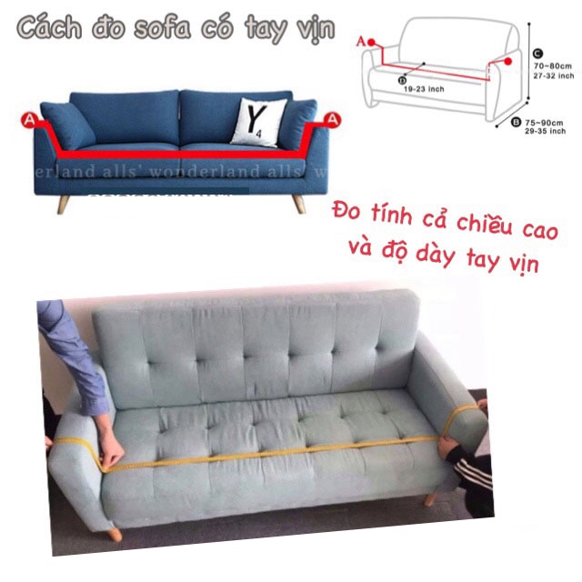 Ga bọc ghế sofa mẫu Mèo Holle trang trí nội thất vải co dãn