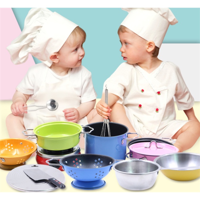 ĐỒ CHƠI NẤU ĂN 23 CHI TIẾT INOX CHO BÉ