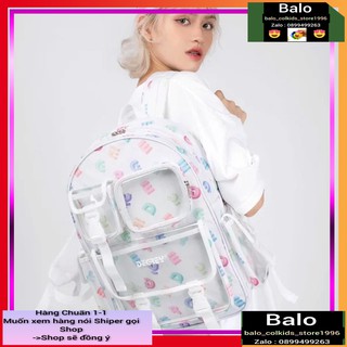 Balo Hoạ Tiết Chữ và Loang Degrey Basic Backpack [ Ảnh thật 100% ]