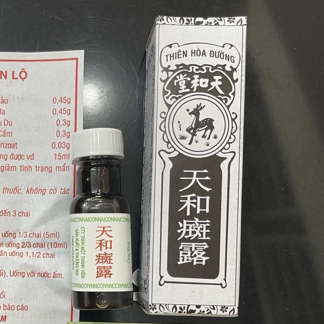 Sỉ 36 Chai Thiên Hòa Ban Dược - Tiêu Ban Lộ Con Nai Đen chai 15ml