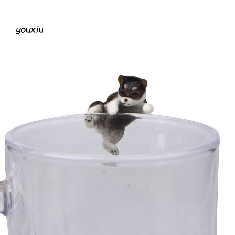 Mô Hình Chú Chó Shiba Mini Trang Trí Tiểu Cảnh Dễ Thương