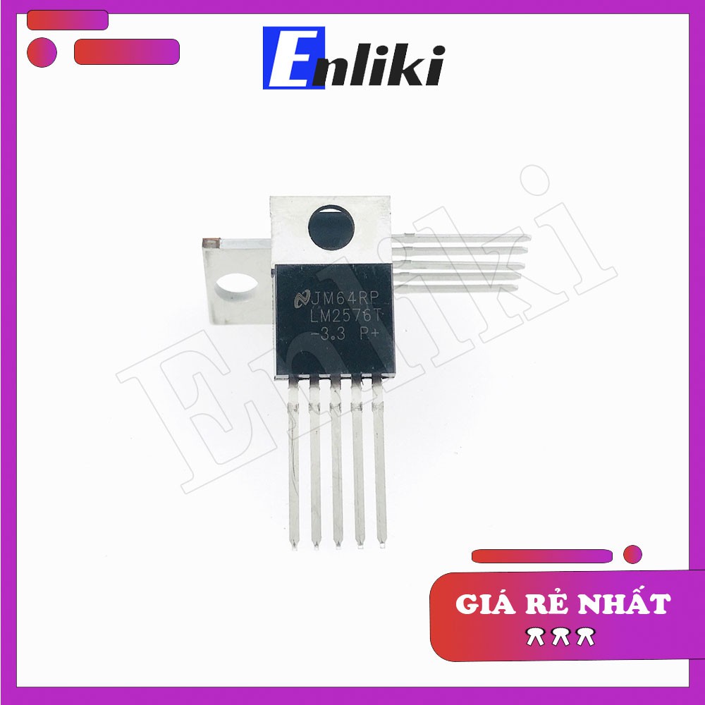 Lm2576 LM2576T-3.3v IC Nguồn Buck Hạ Áp 3.3v 3a TO220-5