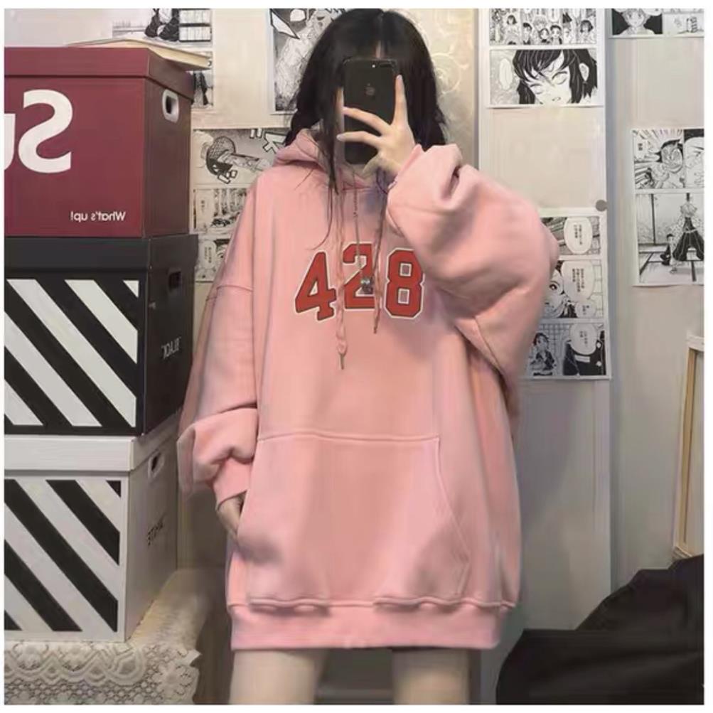 Áo hoodie 428 siêu hot, chất nỉ ngoại Form thụng cánh dơi unisex hàng mũ 2 lớp to đẹp hình in sắc nét
