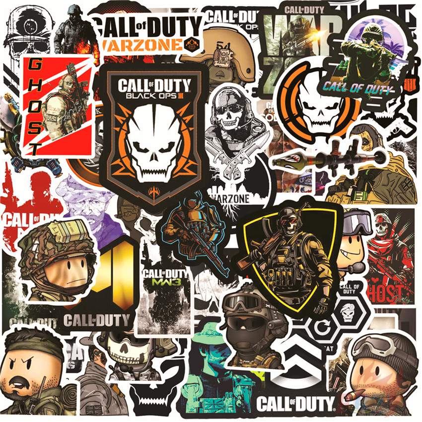 ❉ Call of Duty Series 01 - FPS Games COD Stickers ❉ 50Pcs/Set Fashion DIY Waterproof Doodle Decals Stickers
