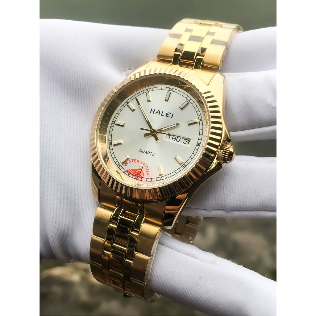 Đồng Hồ Nam HALEI GOLD DOANH NHÂN MSH00980 , Chống Nước 5ATM  Tặng 1 Nhẫn