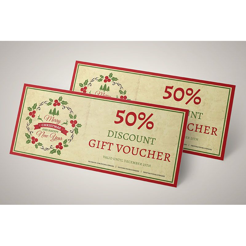 200 PHIẾU QUÀ TẶNG / GIFT VOUCHER / PHIẾU BẢO HÀNH CHỈ 300.000đ /Giấy C300  / Cán Màng / không cán