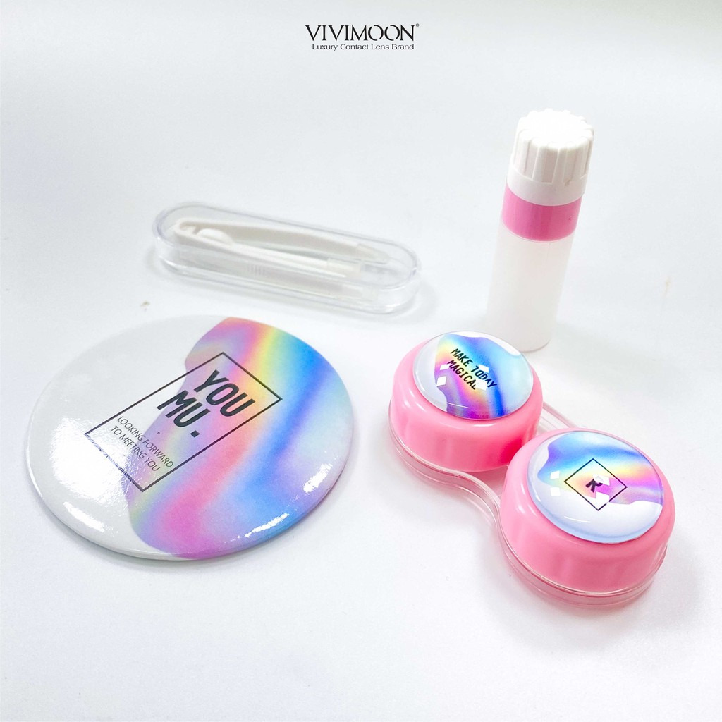 Ví Đựng Lens Unicorn Wallet Vivimoon - 3 Khay Đựng Lens Đôi Tiện Lợi