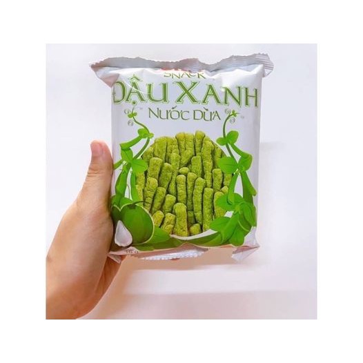 Bánh Snack Que Đậu Xanh Nước Dừa - Cực Ngon