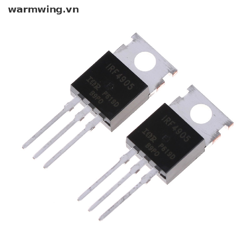 Bộ 10 Linh Kiện Điện Tử IRF4905 IRF4905PBF MOSFET 74A 55V Kênh P IR TO-22