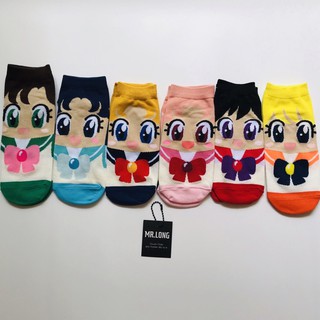COMBO 6 ĐÔI TẤT VỚ HÀN QUỐC SAILORMOON THUỶ THỦ MẶT TRĂNG