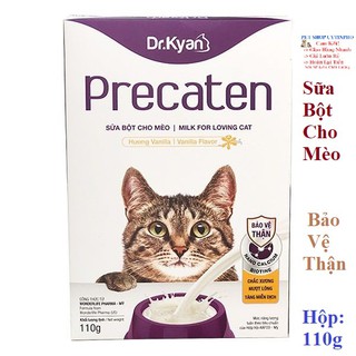SỮA BỘT CHO MÈO Precaten Bảo vệ thận Hương vani Hộp 110g Xuất xứ Dr.Kyan Việt Nam - Pet shop Uytinpro