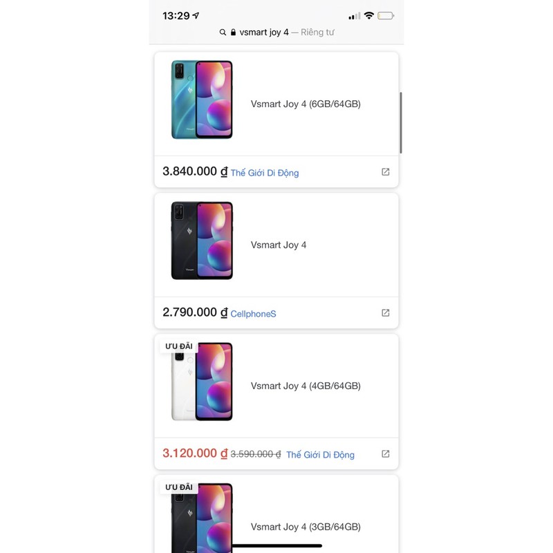 Điện thoại vinsmart joy 4 6+64gb | BigBuy360 - bigbuy360.vn