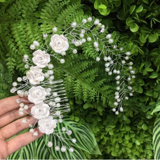PHỤ KIỆN CƯỚI - Dây Cài Tóc 110 Số 34