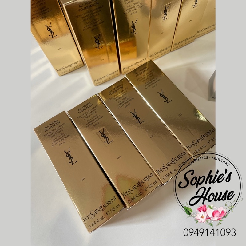 Bản mới 2022 - Kem nền YSL All Hours Luminous Matte Foundation