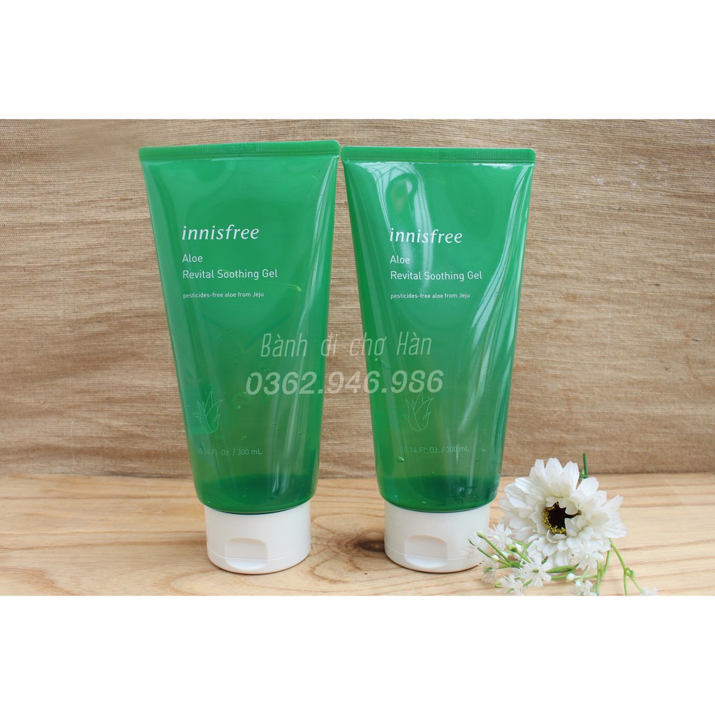 Gel dưỡng ẩm đa năng từ nha đam tươi innisfree Aloe Revital Soothing Gel 300ml