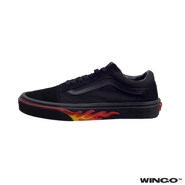 Vans Old Skool Flame Side Wall Black
