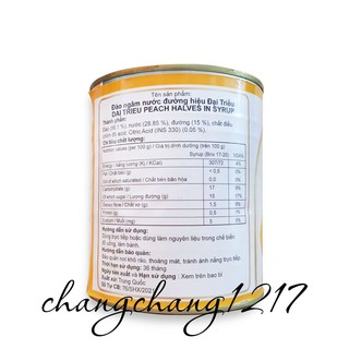 Đào Ngâm Đại Triều Lon 820gr