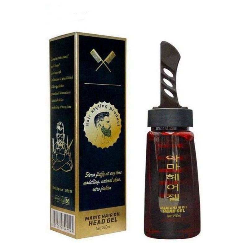 Gel vuốt tóc kèm lược cao cấp dành cho nam và nữ cao cấp