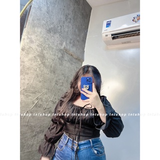 ÁO CROPTOP KHOÉT NGỰC CỘT 2 KIỂU [TNT SHOP BIGSIZE 60KG 90KG]